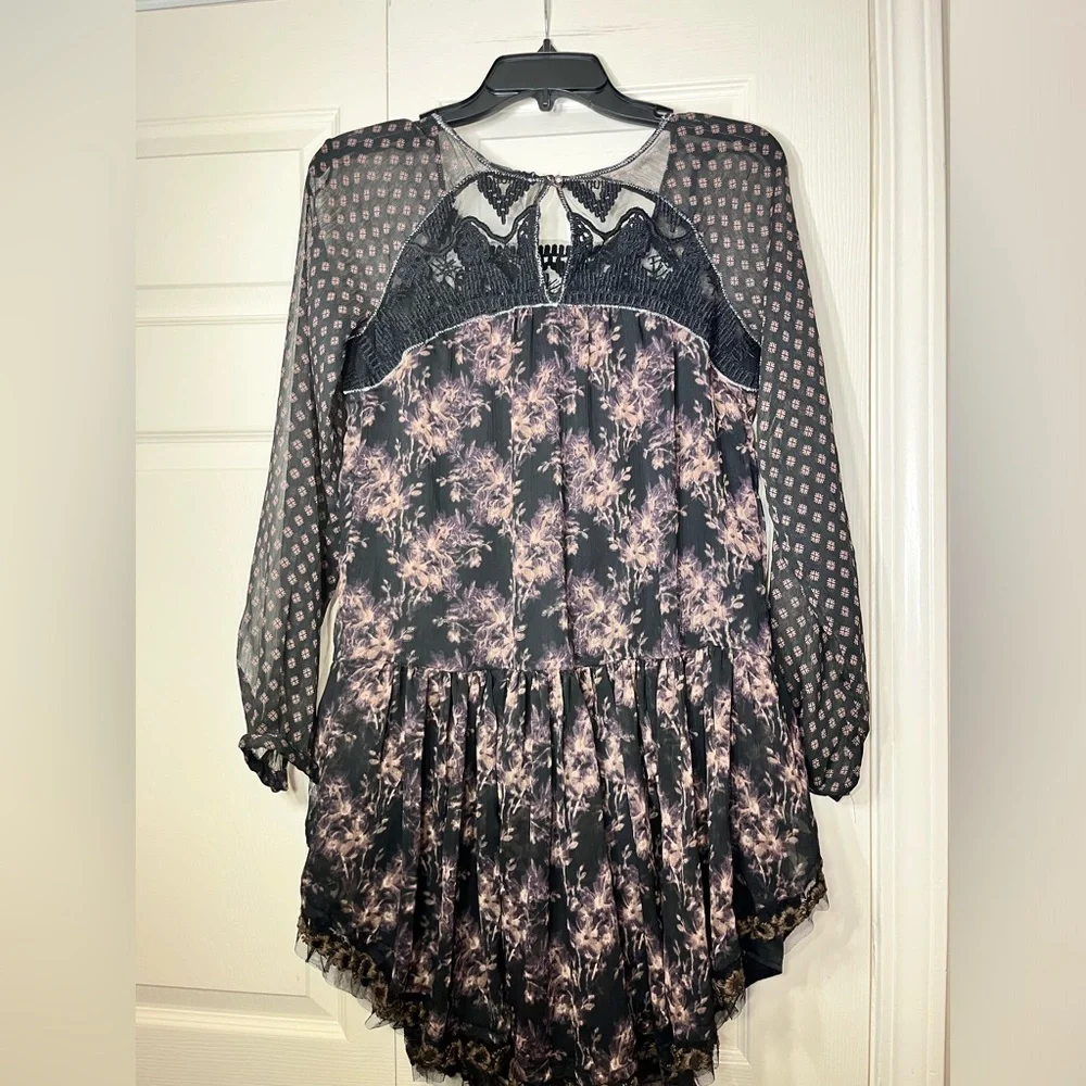 Free People Elsie‎ Midnight Garden Floral Dress